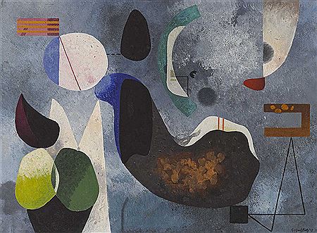 Sample artwork by Gerhard Fietz (1910 - 1997), known for painting - View similar artists and auction records