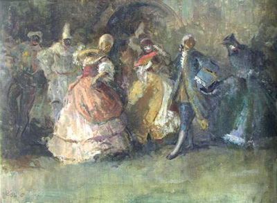 "Bal masqué" by Sergio Cirno Bissi - Auction record, sale price, and art valuation. Compare with similar artists and explore comparable artworks.