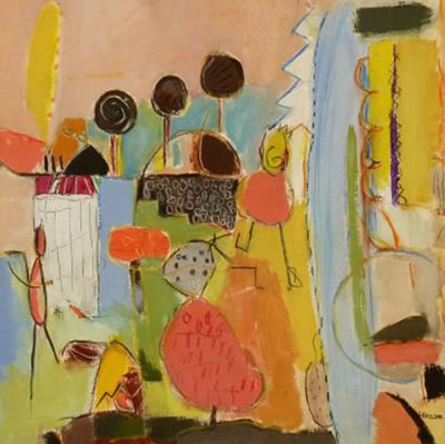 Sample artwork by Annick Kress (20th century), known for painting - View similar artists and auction records