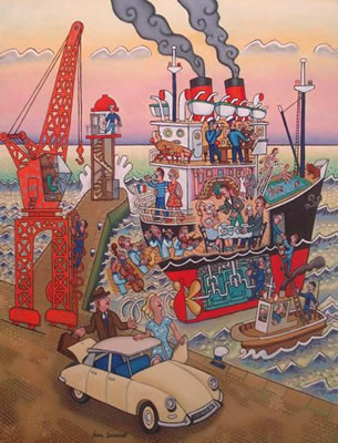 Sample artwork by Jean Duranel (Born 1946), known for painting - View similar artists and auction records