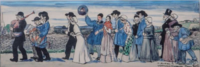 Le cortège de la mariée by Maurice Retif - Auction record, sale price, and art valuation. Compare with similar artists and explore comparable artworks.