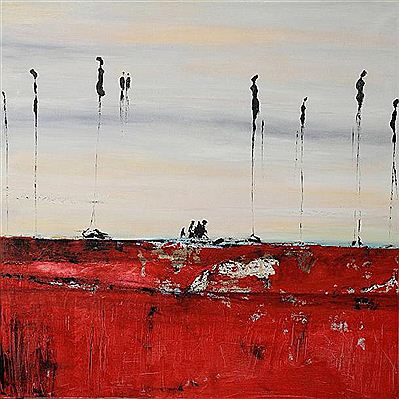 Sample artwork by Jeanne Le Guen (20/21st century), known for abstract painting, collage - View similar artists and auction records