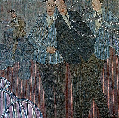 Celui au fond a quelque chose à dire, et les autres ont quelque chose à entendre by Andrew Painter - Auction record, sale price, and art valuation. Compare with similar artists and explore comparable artworks.