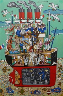 Barre à tribord by Jean Duranel - Auction record, sale price, and art valuation. Compare with similar artists and explore comparable artworks.