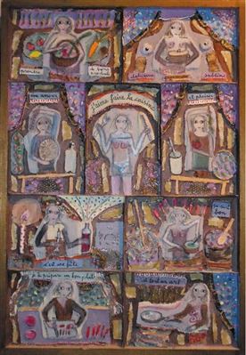J'aime faire la cuisine by Marie Morel - Auction record, sale price, and art valuation. Compare with similar artists and explore comparable artworks.