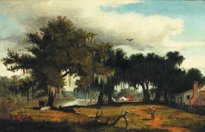 Bayou Landscape by Everett Julio - Auction record, sale price, and art valuation. Compare with similar artists and explore comparable artworks.