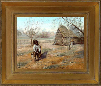 Sample artwork by William Henry Howe (1846 - 1929), known for pastoral landscape with cattle painting, illustration - View similar artists and auction records