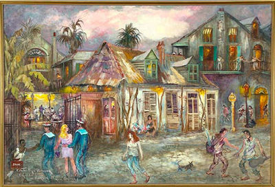 Cafe Lafitte, Bourbon St., New Orleans