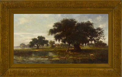 Morning Respite after the Duck Hunt, North Shore, Lake Pontchartrain by William Buck - Auction record, sale price, and art valuation. Compare with similar artists and explore comparable artworks.