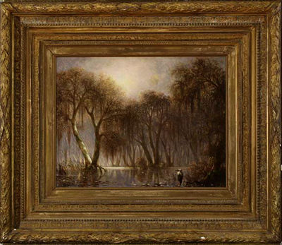 Sample artwork by Joseph Rusling Meeker (1827 - 1887), known for bayous, portrait and figure painting - View similar artists and auction records