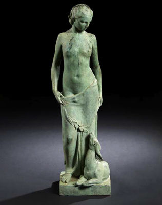 Maiden with Fawn