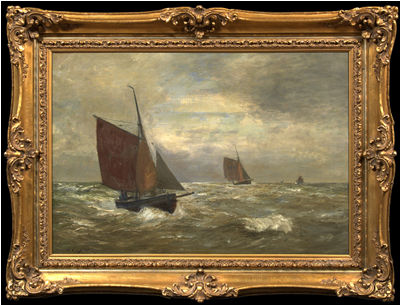 Sailboats on Rough Waters