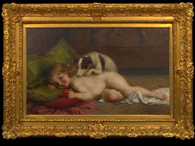 Sample artwork by Imre Gergely (1868 - 1914), known for painting - View similar artists and auction records