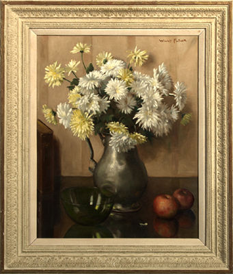 Still Life with Yellow and White Daisies by Willy Fleur - Auction record, sale price, and art valuation. Compare with similar artists and explore comparable artworks.