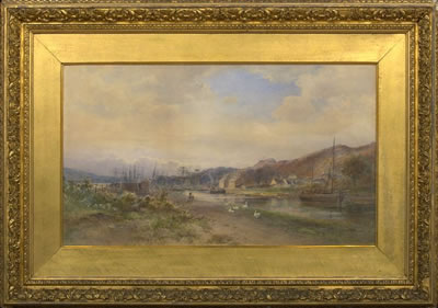 "A Busy Harbor View"