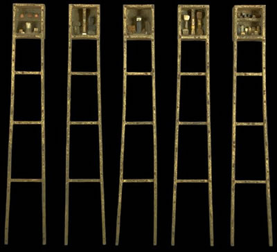 Sample artwork by Clyde Connell (1901 - 1998), known for abstract expressionist sculpture, racial segregation, plantation era themes - View similar artists and auction records