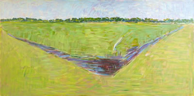 "Water In A Rice Field"