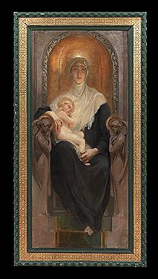 Madonna and Child Enthroned by Alois Hans Schram - Auction record, sale price, and art valuation. Compare with similar artists and explore comparable artworks.