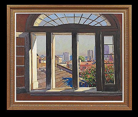 Sample artwork by Tony Green (Born 1954), known for city street scene genre, paintings of venice - View similar artists and auction records