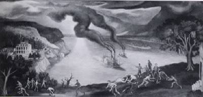 Steamboat 'Round the Bend" by John McCrady - Auction record, sale price, and art valuation. Compare with similar artists and explore comparable artworks.
