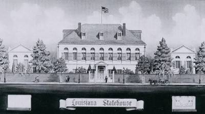 Louisiana State House on Canal Street, New Orleans 1834-1850