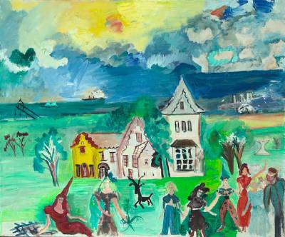 Costume Party by Hazel Guggenheim McKinley King-Farlow - Auction record, sale price, and art valuation. Compare with similar artists and explore comparable artworks.