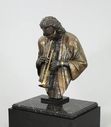Sample artwork by Ed Dwight (Born 1933), known for african-american portrait sculpture, monumental works, trained astronaut - View similar artists and auction records