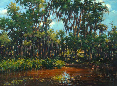 Bayou (Cajun) Requiem by Don Wright - Auction record, sale price, and art valuation. Compare with similar artists and explore comparable artworks.