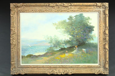 Peaceful Lakeside Afternoon by Margaret A Rice - Auction record, sale price, and art valuation. Compare with similar artists and explore comparable artworks.