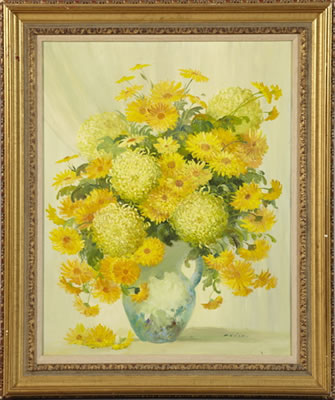 "Yellow Bouquet in a Jug"