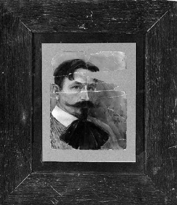Portrait of Louis Akin: Self-portrait