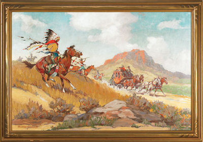 Sioux Attack between El Paso and Fort Yuma