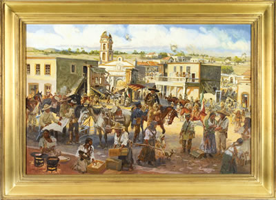 Mexican Market Scene