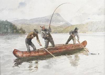 Salmon Fishing on the Allagash