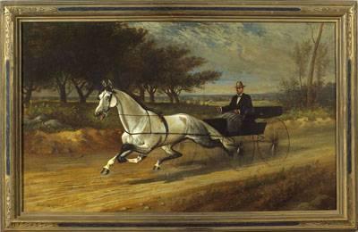 A Harness Ride by Scott (Nicholas Winfield) Leighton - Auction record, sale price, and art valuation. Compare with similar artists and explore comparable artworks.