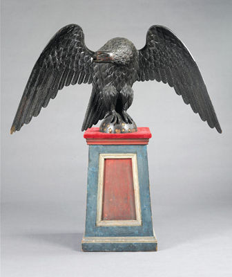 Carved Walnut Eagle