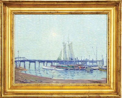 Impressionist View of Padanaram Harbor