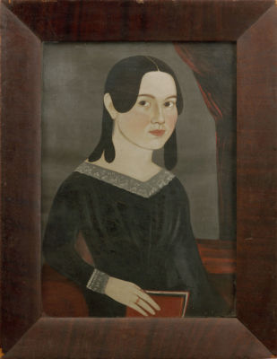 Portrait of Young Lady with Red Book