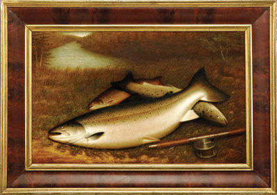Trout with Fly Rod and Reel