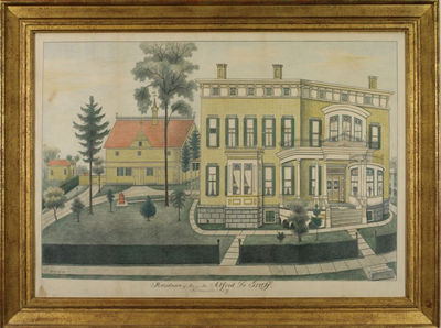 Resisdence of Mr. and Mrs. Alfred Degraff, Fultonville, New York by Fritz Vogt - Auction record, sale price, and art valuation. Compare with similar artists and explore comparable artworks.