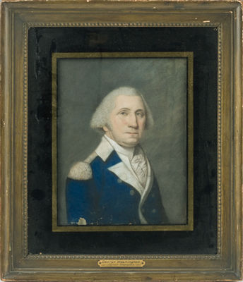 PORTRAIT OF GEORGE WASHINGTON IN UNIFORM, CIRCA 1796