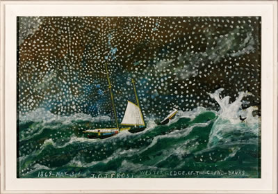 SNOWSTORM ON THE WESTERN EDGE OF THE GRAND BANKS by John Orne Johnson Frost - Auction record, sale price, and art valuation. Compare with similar artists and explore comparable artworks.