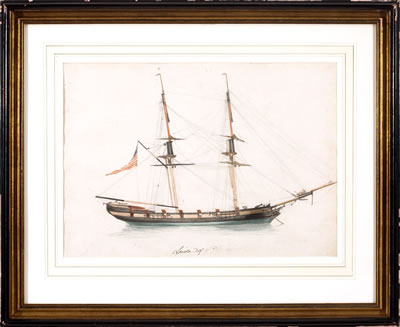 THE BRIG "LOUISA" OF PHILADELPHIA by Antoine (Ange-Joseph) Roux I - Auction record, sale price, and art valuation. Compare with similar artists and explore comparable artworks.