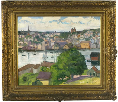 VIEW OF GLOUCESTER HARBOR