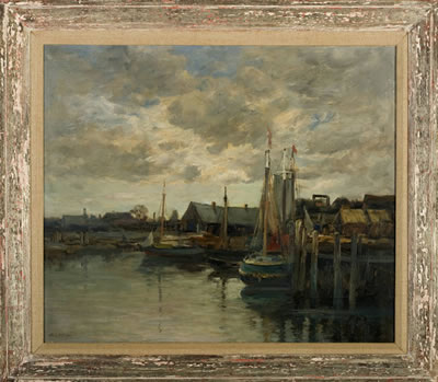 UNDER SEPTEMBER SKIES, GLOUCESTER HARBOR