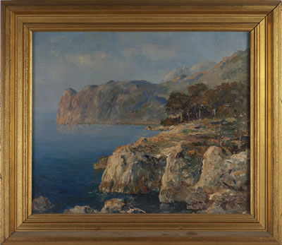 THE BAY FROM DEYA, ISLAND OF MAJORCA, SPAIN