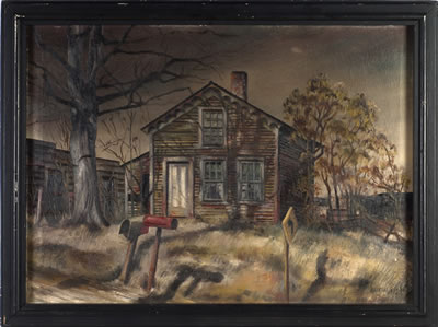 Sample artwork by Anthony Vaiksnoras (1918 - 1973), known for painting, designing, illustration - View similar artists and auction records