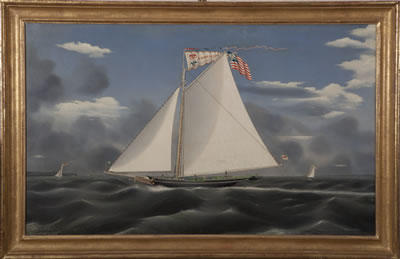 THE SLOOP "AMERICAN EAGLE." by James Bard - Auction record, sale price, and art valuation. Compare with similar artists and explore comparable artworks.