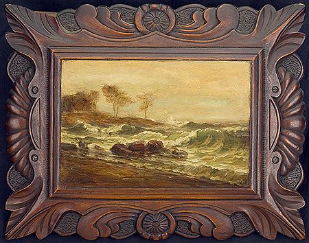 Sample artwork by George Savary Wasson (1855 - 1932), known for coastal view-ship-harbor painting, writing - View similar artists and auction records