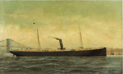 The American Steamer "Concho" on the East River
